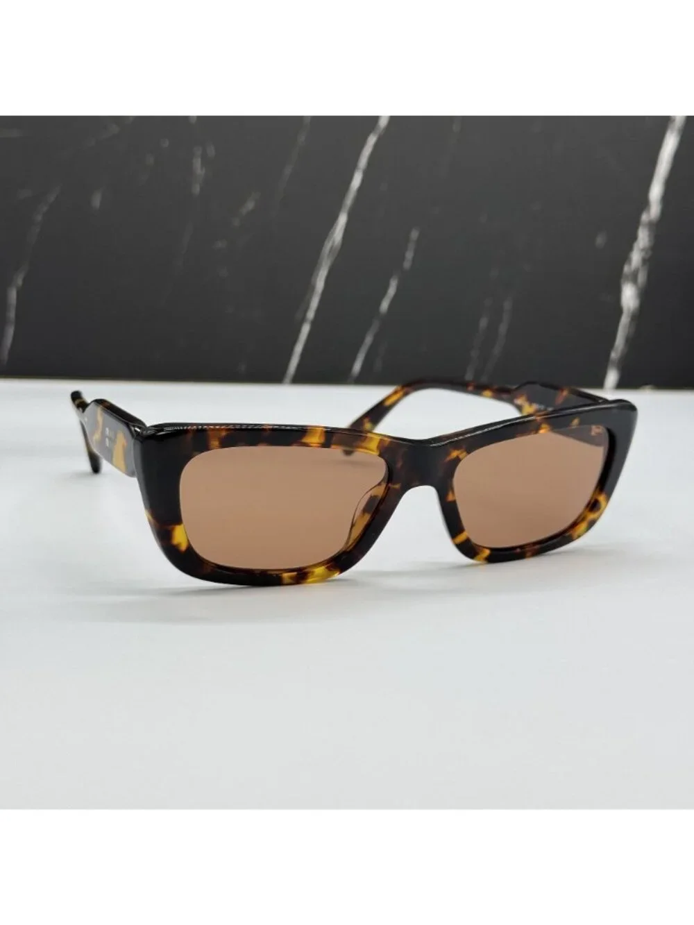 New Miu Miu MU B12S 14L20D Havana Brown Cat Eye Sunglasses MUB12S